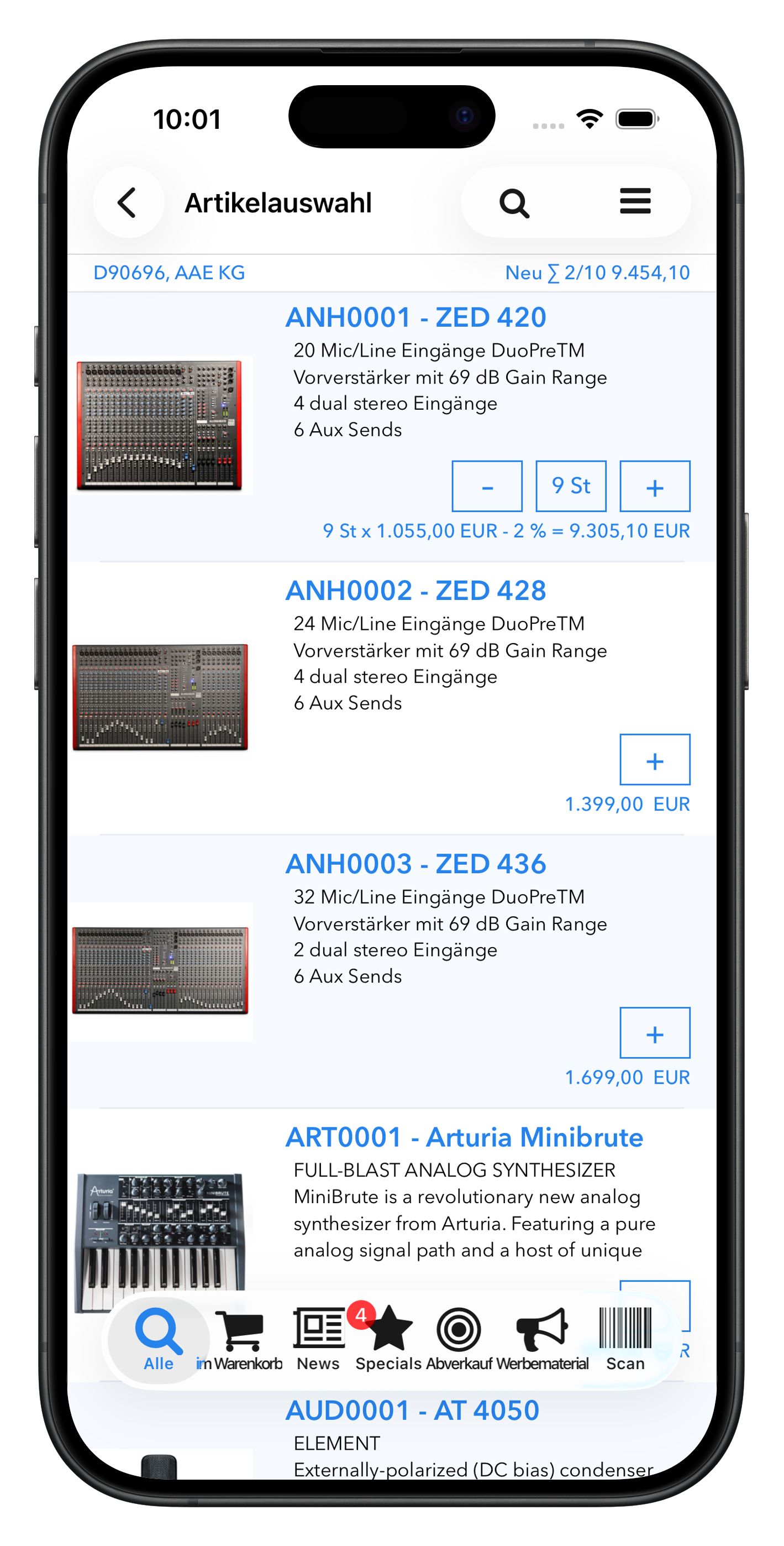 iPhone: Positionserfassung im Auftrag